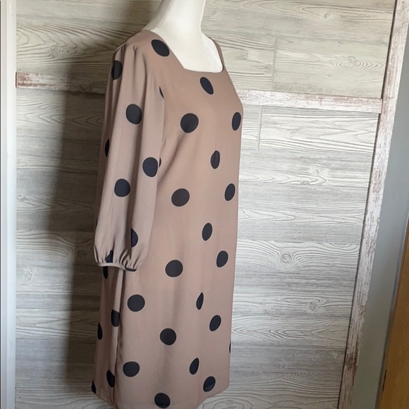 Amanda Uprichard polka dot Walsh dress small brown - Picture 12 of 15